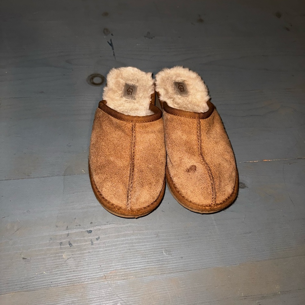 UGG Tan Kids Slippers